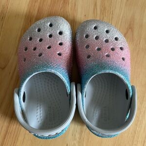 CROCS Kids - Sparkle Pink, Blue, Silver
